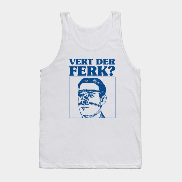 Ferk Face Tank Top by Riel